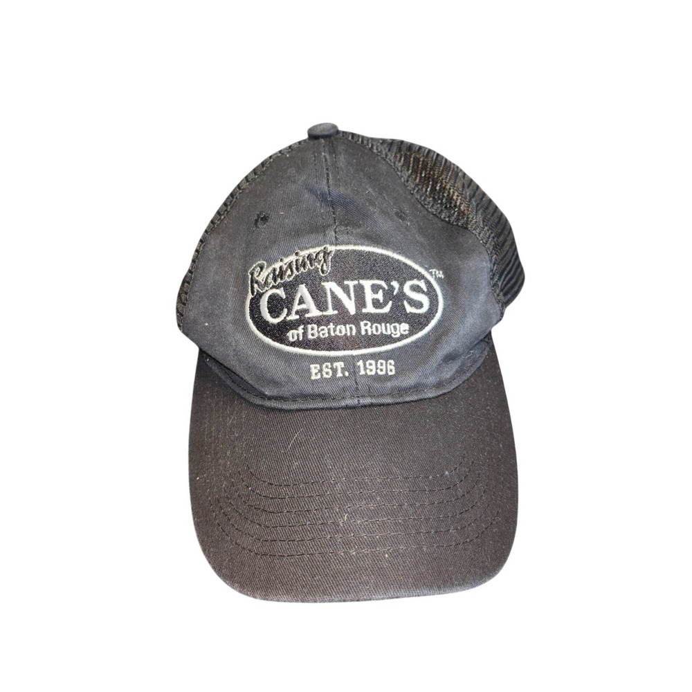 Raising Cane's 25 Years One Love Trucker Hat Black Mesh Snapback Cap‎